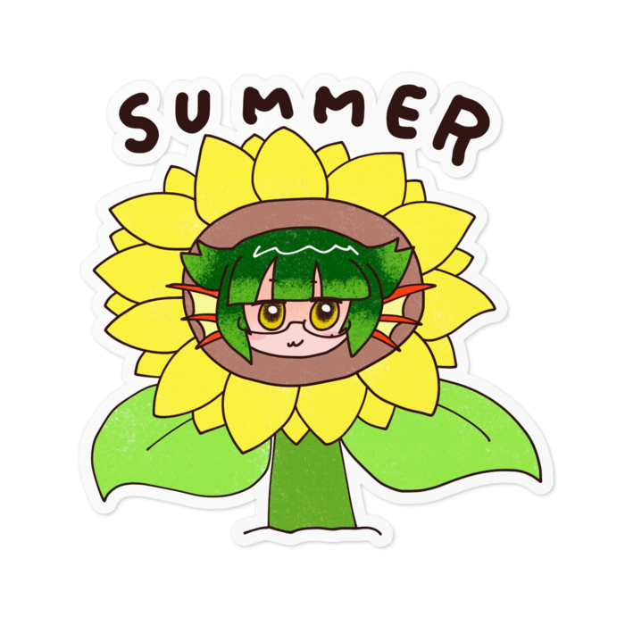 ステッカー - 100 x 100 (mm)