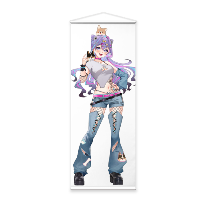 茶々丸フウカ等身大タペストリー - 65 x 170cm