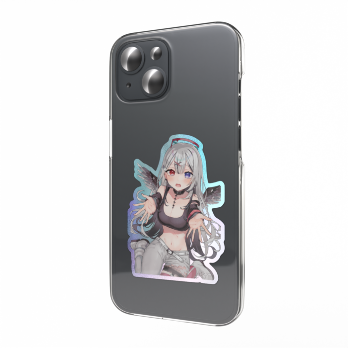 オーロラスマホステッカー - 縦