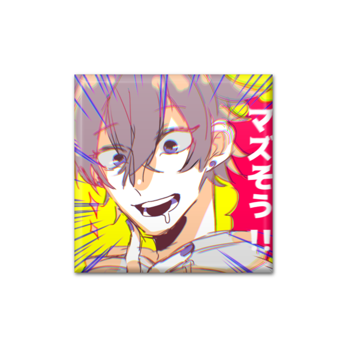 缶バッジ - 四角形40mm