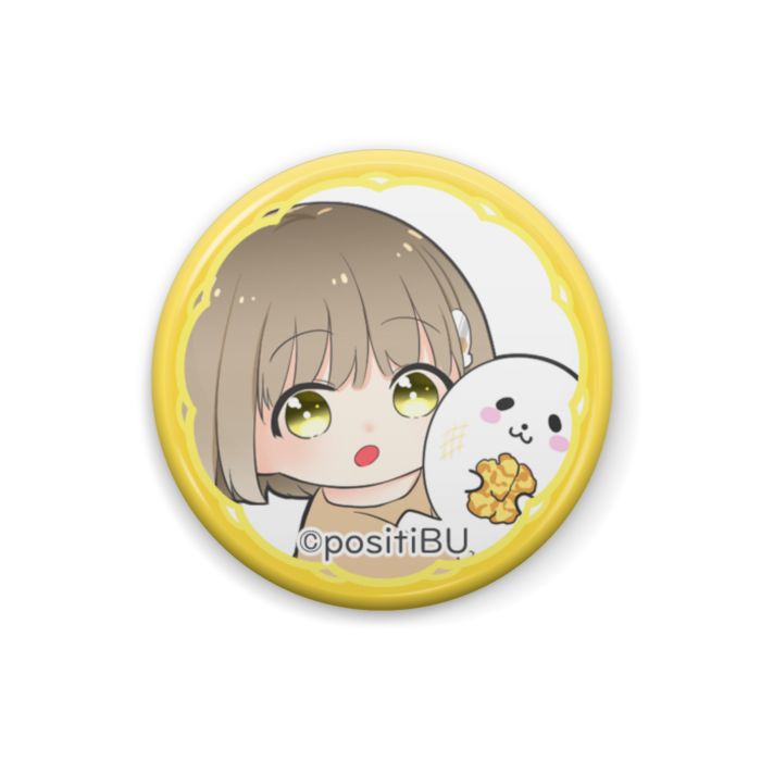 缶バッジ - 25mm くるみもち