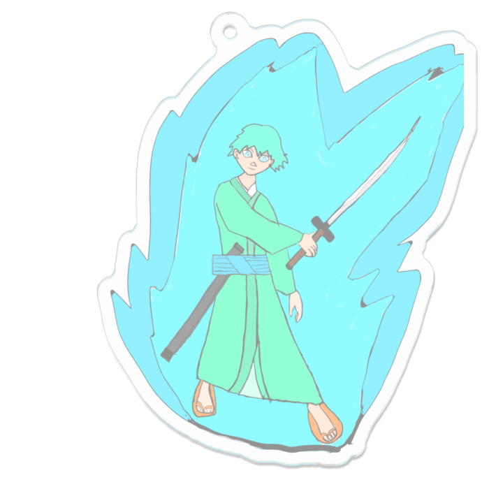 アクリルキーホルダー - 70 x 70 (mm)