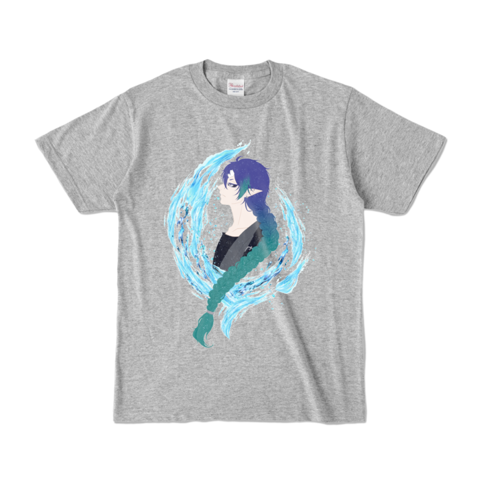 カラーTシャツ - S - 杢グレー (濃色)