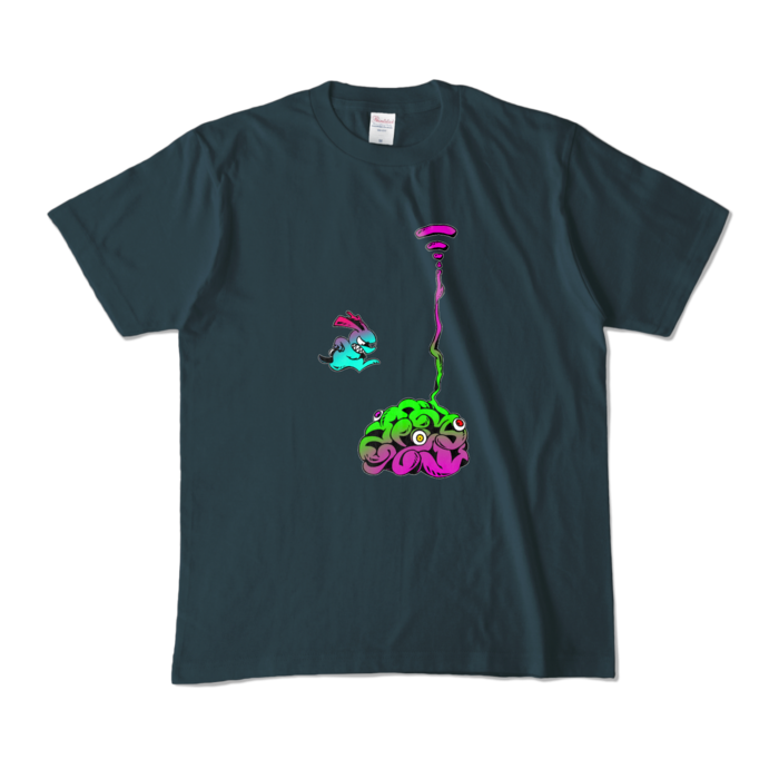 カラーTシャツ - M - デニム (濃色)(3)