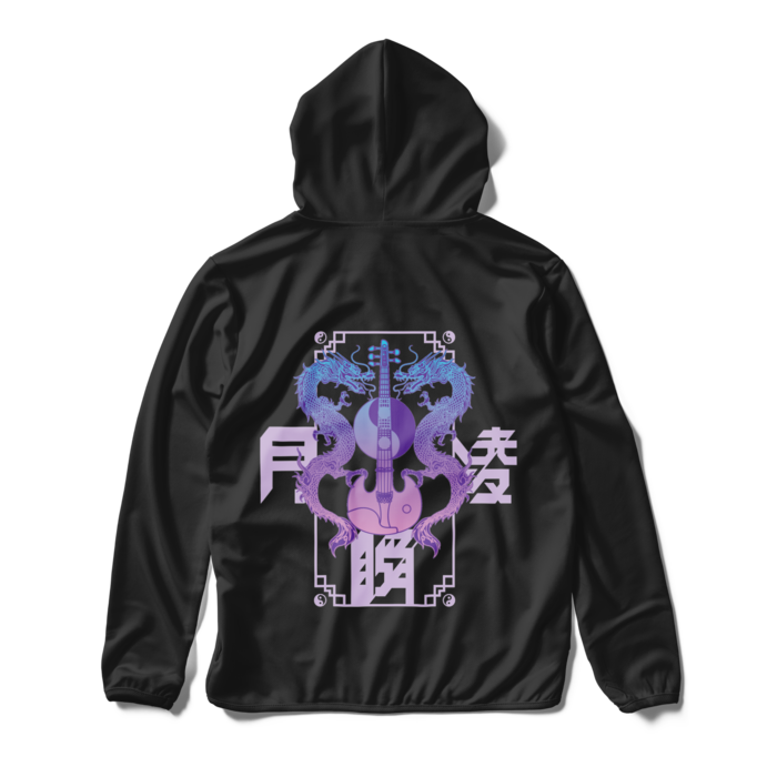 【S】ネオチャイナパーカー【ブラック】