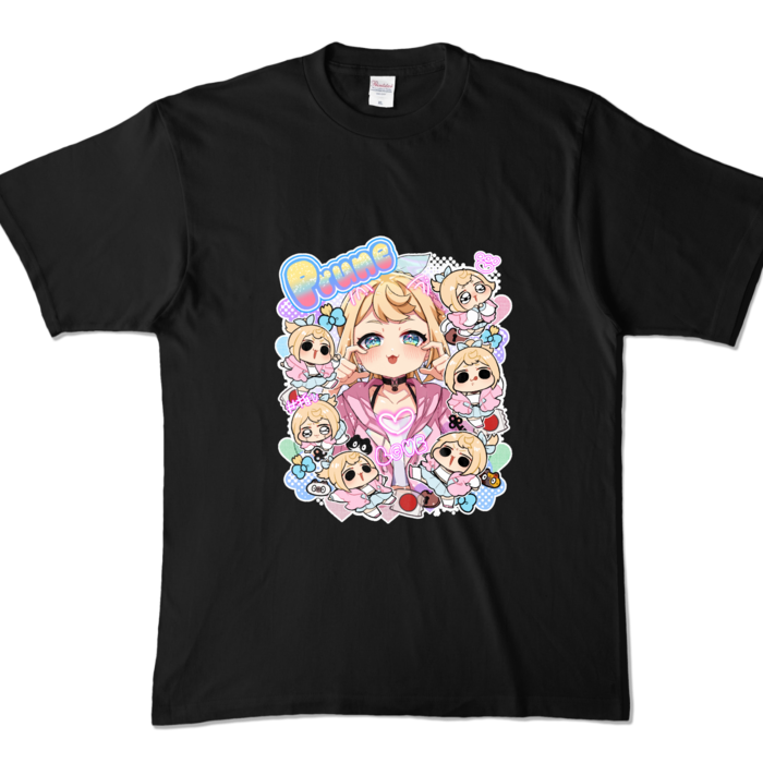 カラーTシャツ - XL - ブラック (濃色)
