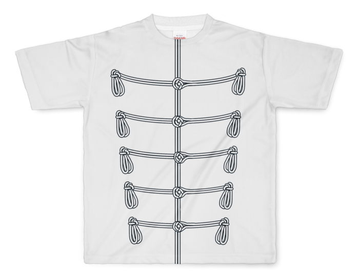 フルグラフィックTシャツ - L - 正面印刷のみ