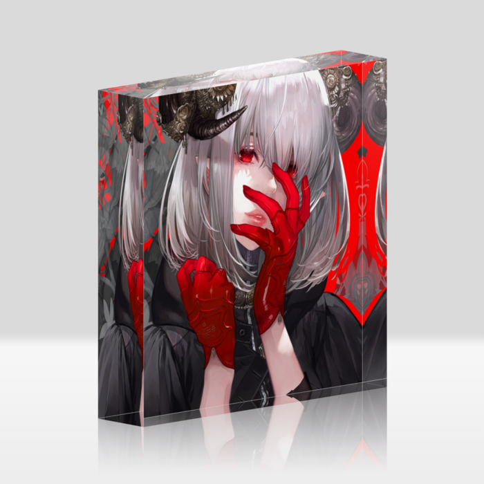 エリシア - 100x100mm ホワイト