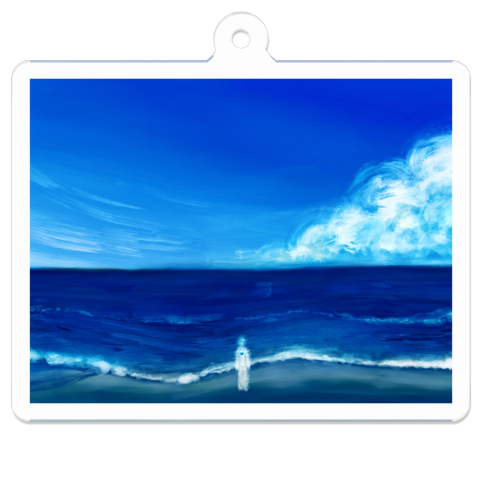 アクリルキーホルダー - 50 x 50 (mm)