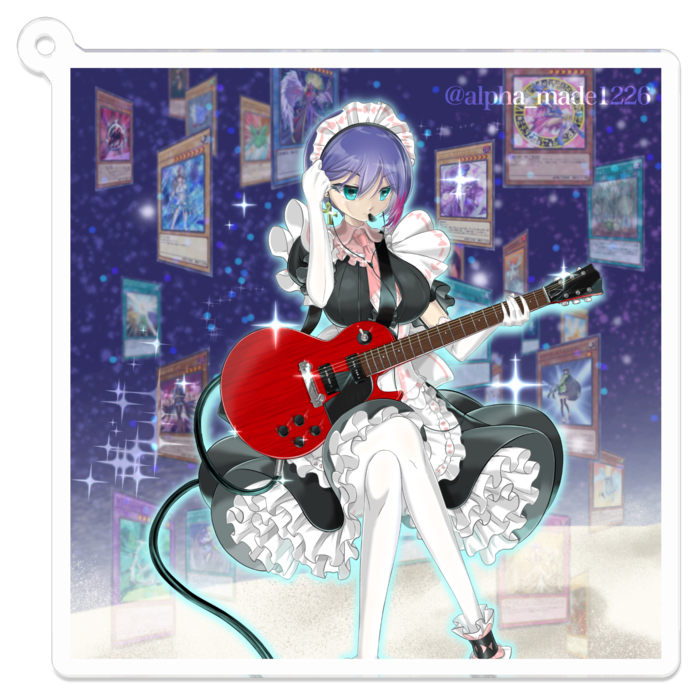 アクリルキーホルダー（コーティング） - 70 x 70 (mm)