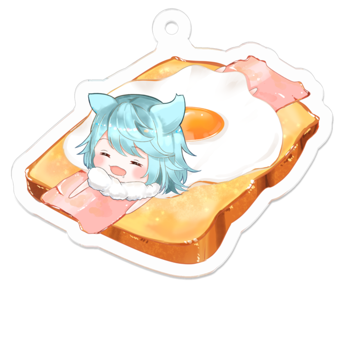 アクリルキーホルダー - 50 x 50 (mm)