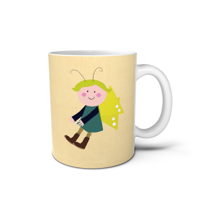 薄黄／マグカップ - 直径 8 cm / 高さ 9.5 cm(1)