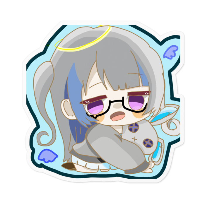 ホワイトステッカー - 100 x 100 (mm)