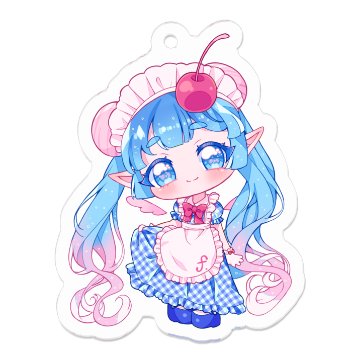 ブルー×ピンク（通常） - 50 x 50 (mm)