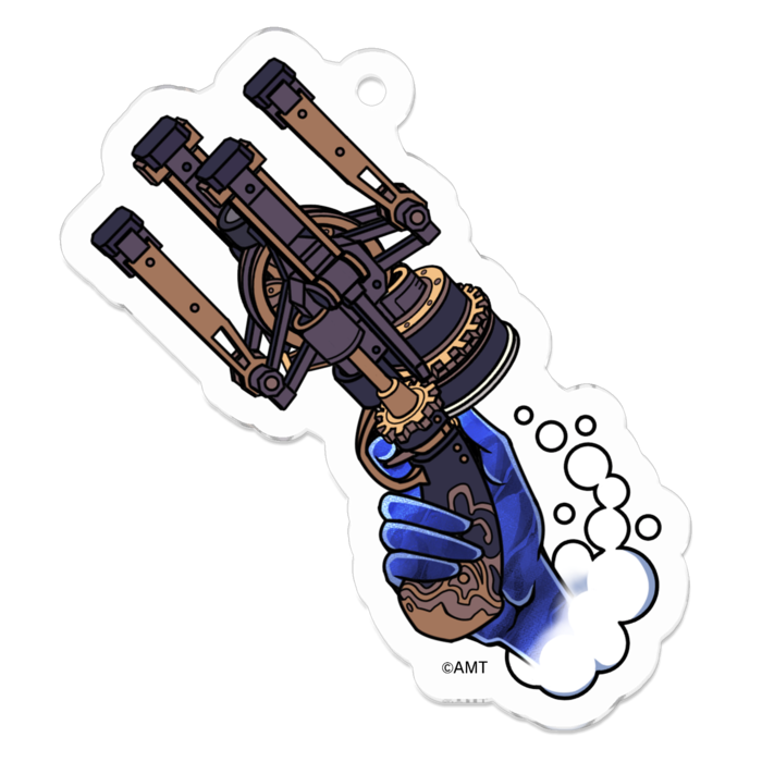 『オノゴロ物語』陰陽銃(B)アクリルキーホルダー - 50 x 50 (mm)