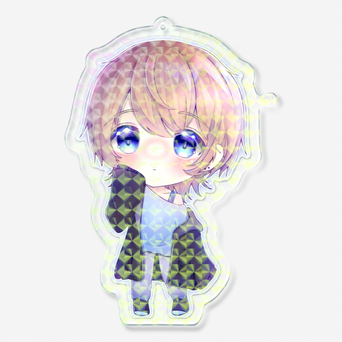 ホログラムアクリルキーホルダー - 100 × 100mm(1)
