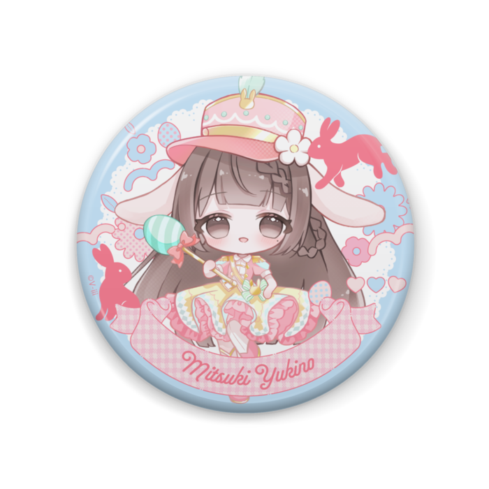 【美月ユキノ】イースター 缶バッジ 57mm
