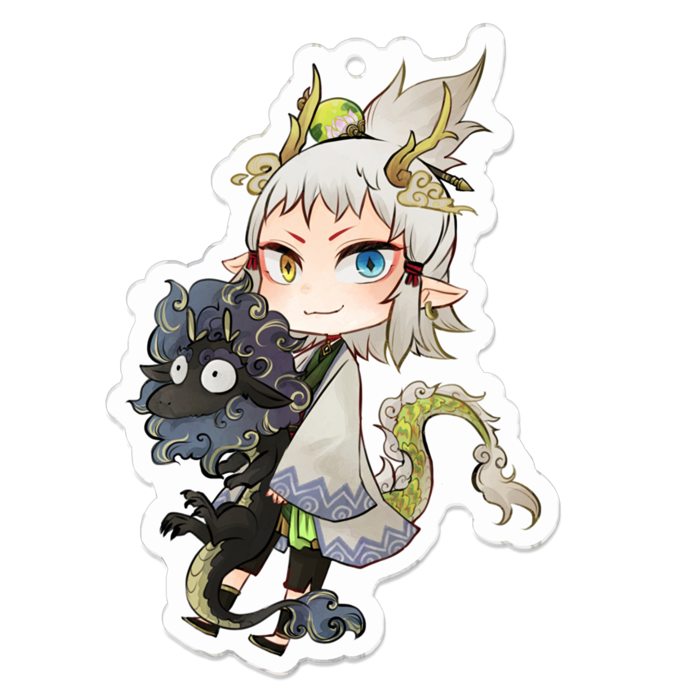 アクリルキーホルダー - 70 x 70 (mm)