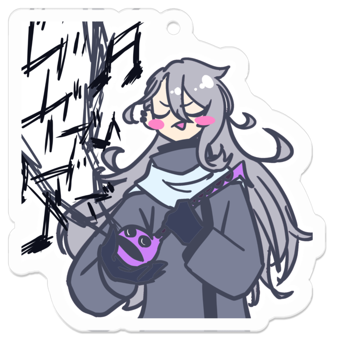 アクリルキーホルダー - 50 x 50 (mm)