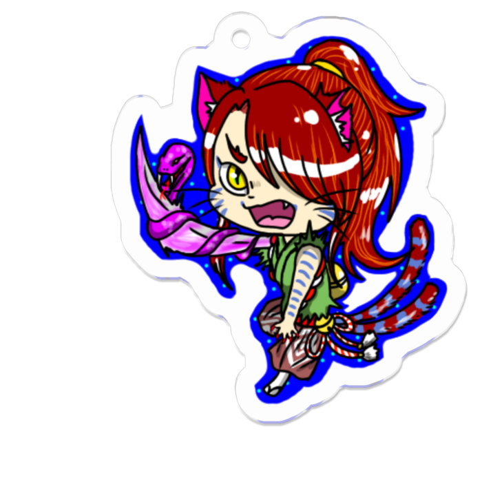 アクリルキーホルダー - 50 x 50 (mm)