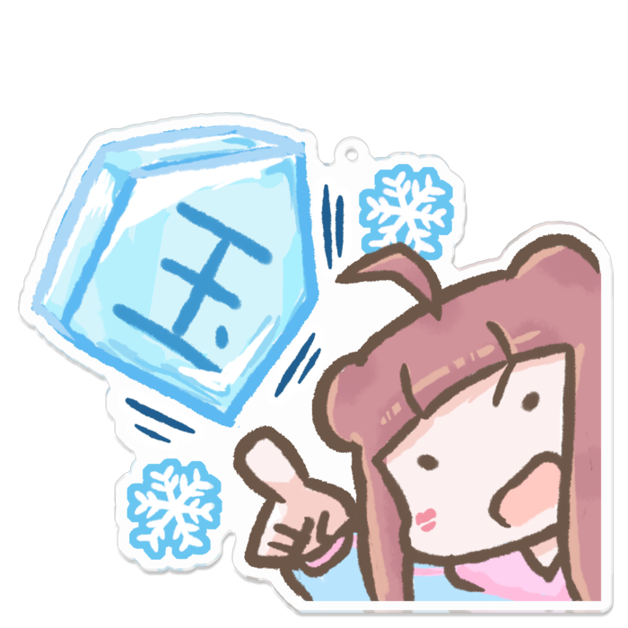 アクリルキーホルダー - 100 x 100 (mm)