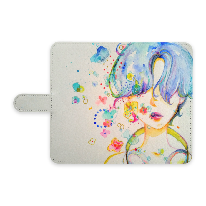 手帳型Androidケース - L - ストラップ穴 あり