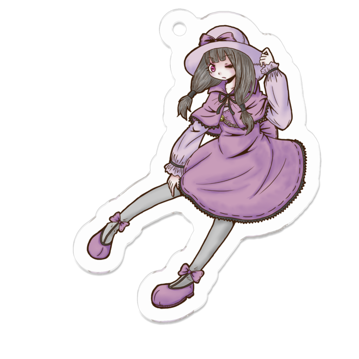アクリルキーホルダー - 50 x 50 (mm)