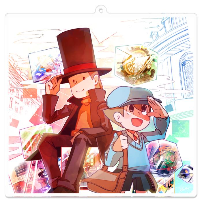 アクリルキーホルダー - 100 x 100 (mm)