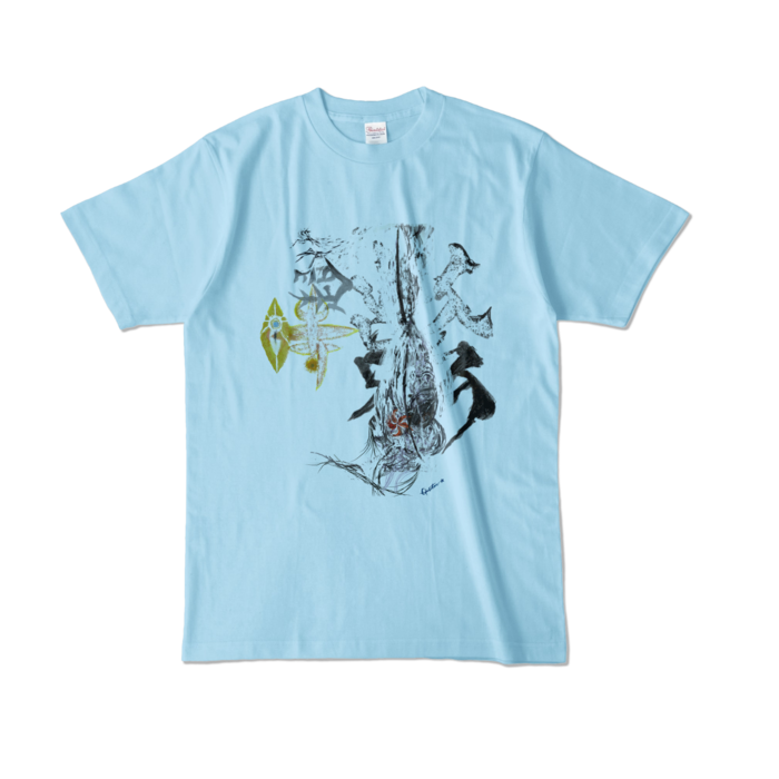 カラーTシャツ - L - ライトブルー (淡色)