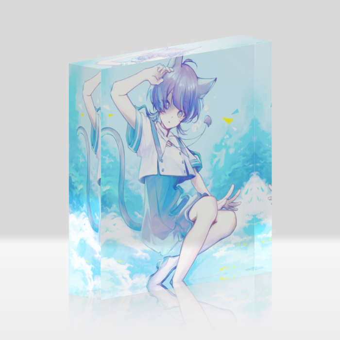 アクリルブロック - 100x100mm