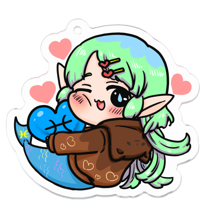 アクリルキーホルダー - 50 x 50 (mm)