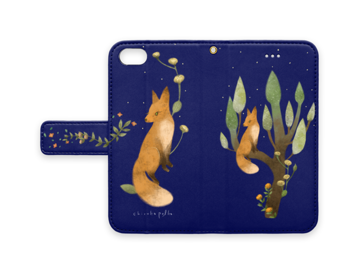 手帳型iPhoneケース - iPhone 8 / 7 / SE2 - ストラップ穴 あり