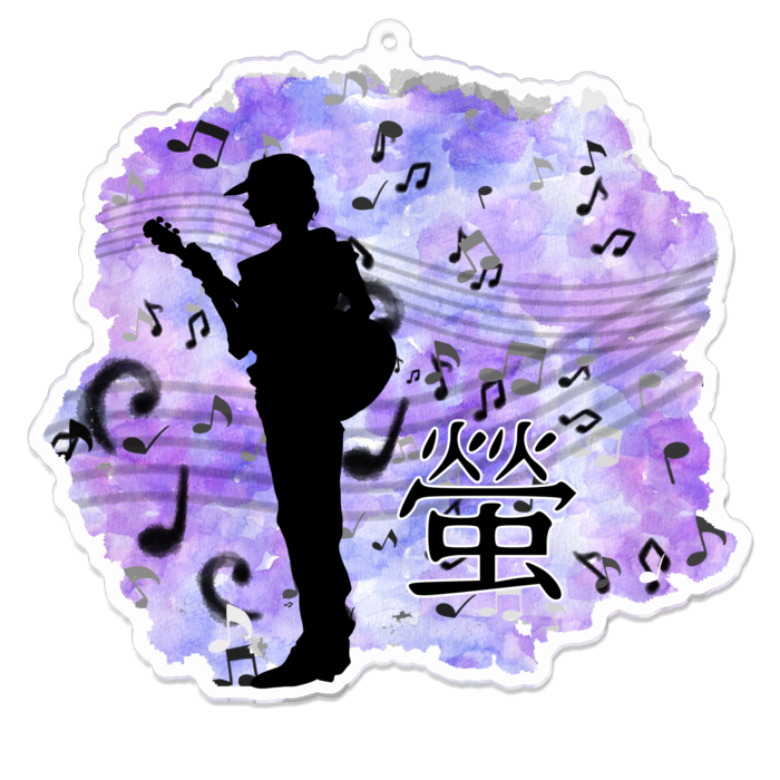 アクリルキーホルダー - 100 x 100 (mm)