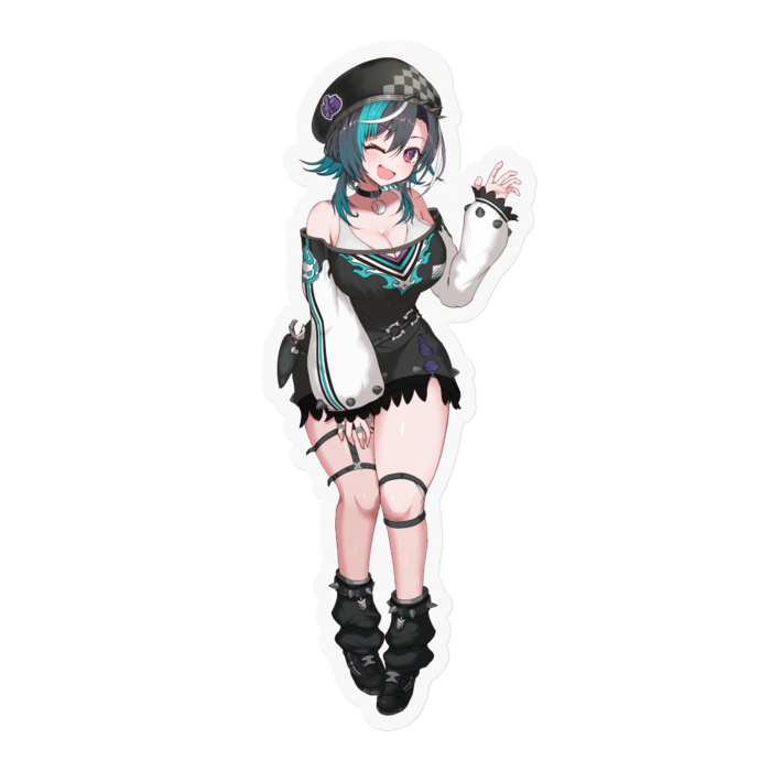 ステッカー - 100 x 100 (mm)クリア