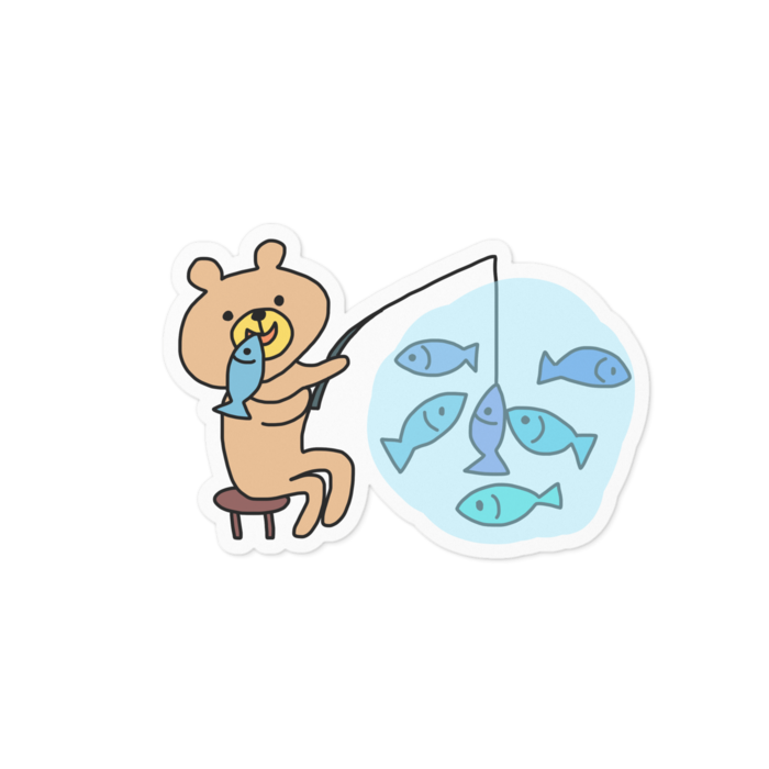 ステッカー - 100 x 100 (mm)