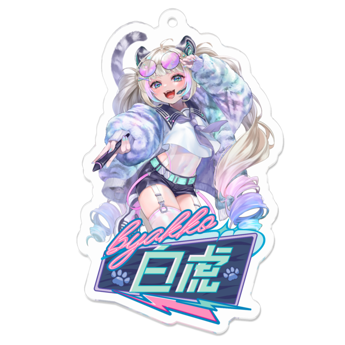 アクリルキーホルダー - 70 x 70 (mm)