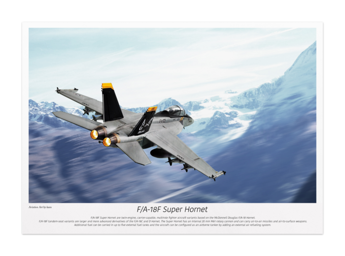 F/A-18 スーパーホーネット - kazu_Aviationart - BOOTH