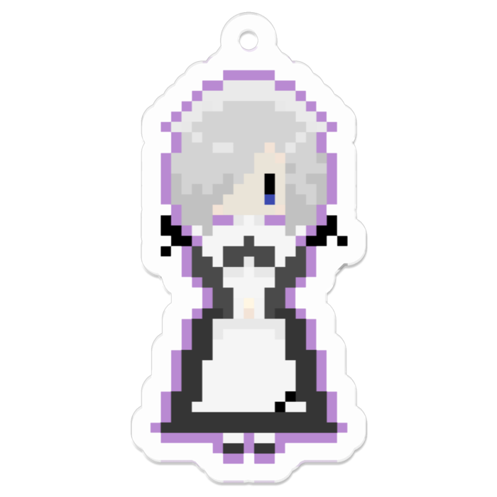 アクリルキーホルダー（コーティング） - 50 x 50 (mm)