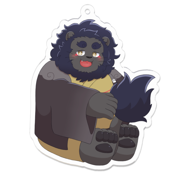 アクリルキーホルダー（コーティング） - 70 x 70 (mm)