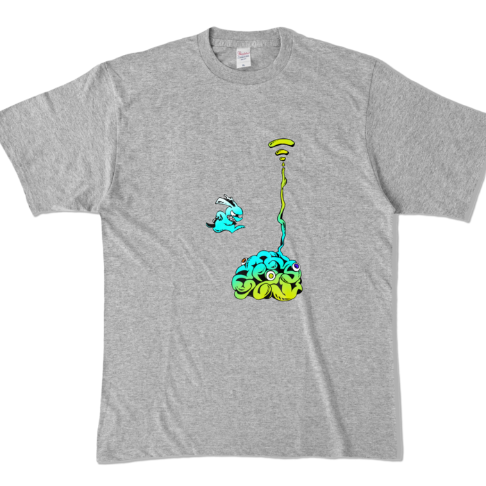 カラーTシャツ - XL - 杢グレー (濃色)(5)