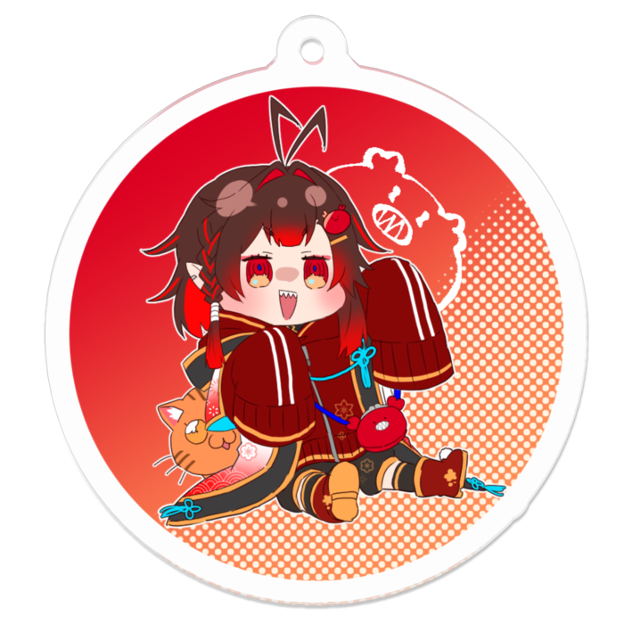 アクリルキーホルダー - 50 x 50 (mm)