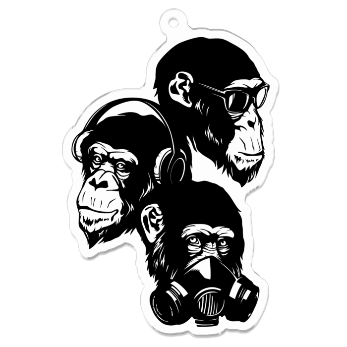 アクリルキーホルダー - 70 x 70 (mm)