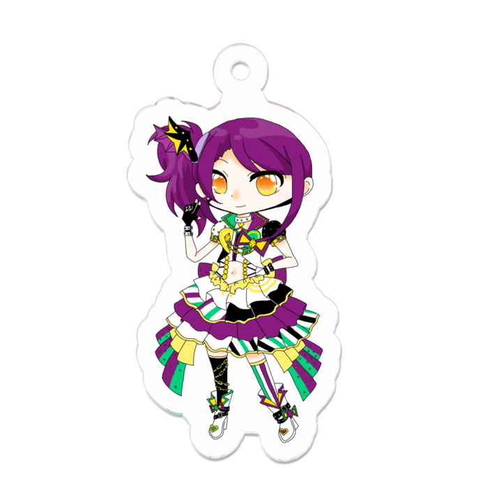 アクリルキーホルダー - 50 x 50 (mm)