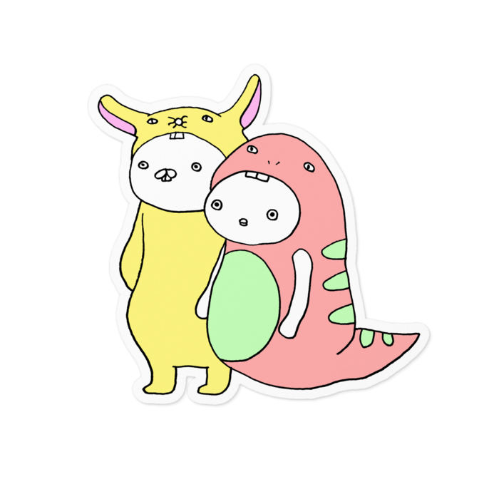 ステッカー - 100 x 100 (mm)