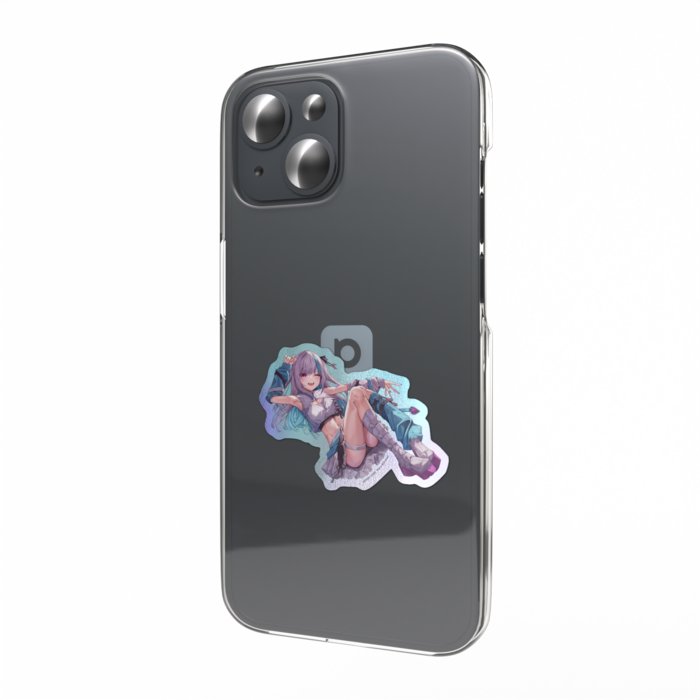 オーロラスマホステッカー - 縦