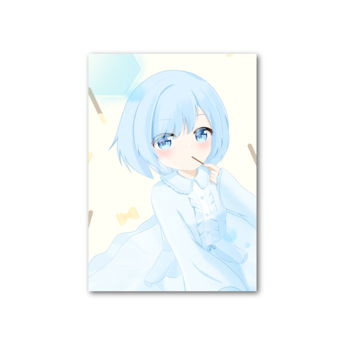 フォト風カード - 縦 - 片面