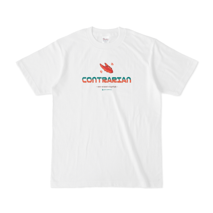 逆張りデザインTシャツ - S - ホワイト