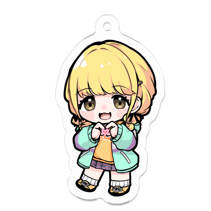 アクリルキーホルダー - 50 x 50 (mm)