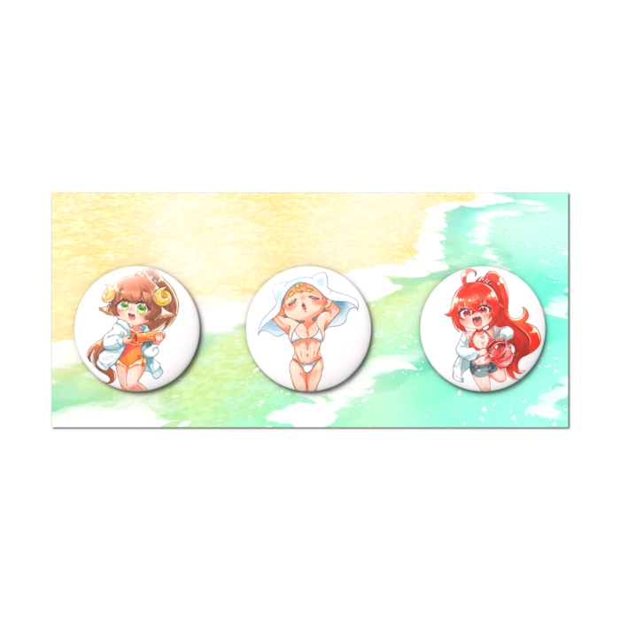 缶バッジセットA - 3個セット