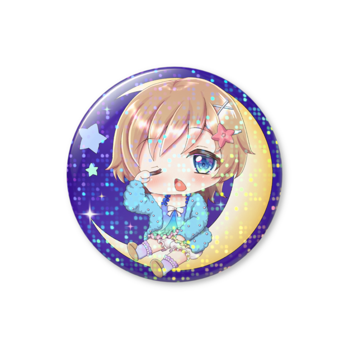 ホログラム缶バッジ - 44mm